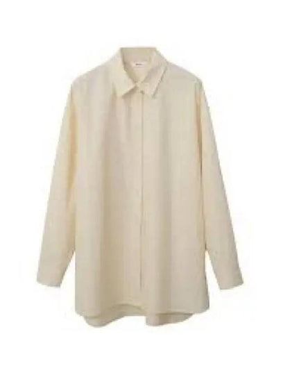 Women's Woven Short Shirt Dress Ivory - MAISON MARGIELA - BALAAN 2