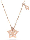 Stella Kite Cut Star Pendant Necklace Rose Gold - SWAROVSKI - BALAAN 4