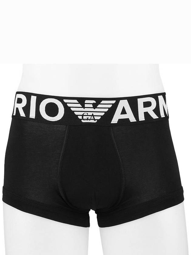 Logo Boxer Briefs Black - EMPORIO ARMANI - BALAAN 3