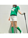 Summer golf knit women s daisy flower green wear look - LOLOALLOY - BALAAN 7