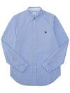 Zebra Patch Long Sleeve Shirt Light Blue - PAUL SMITH - BALAAN 2