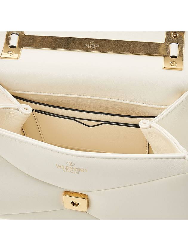 One Stud Nappa Mini Tote Bag Ivory - VALENTINO - BALAAN 11