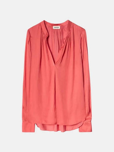 Tunika Tink Satin Blouse SKCP3201F - ZADIG & VOLTAIRE - BALAAN 1