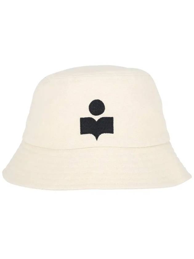 Haley Embroidered Logo Bucket Hat Ivory - ISABEL MARANT - BALAAN 2