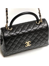 24 Years Coco Handle Tote Bag Black Large A92991 Old Medium - CHANEL - BALAAN 5