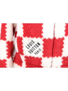 Nigo Jacquard Damier Fleece Red XL - LOUIS VUITTON - BALAAN 7