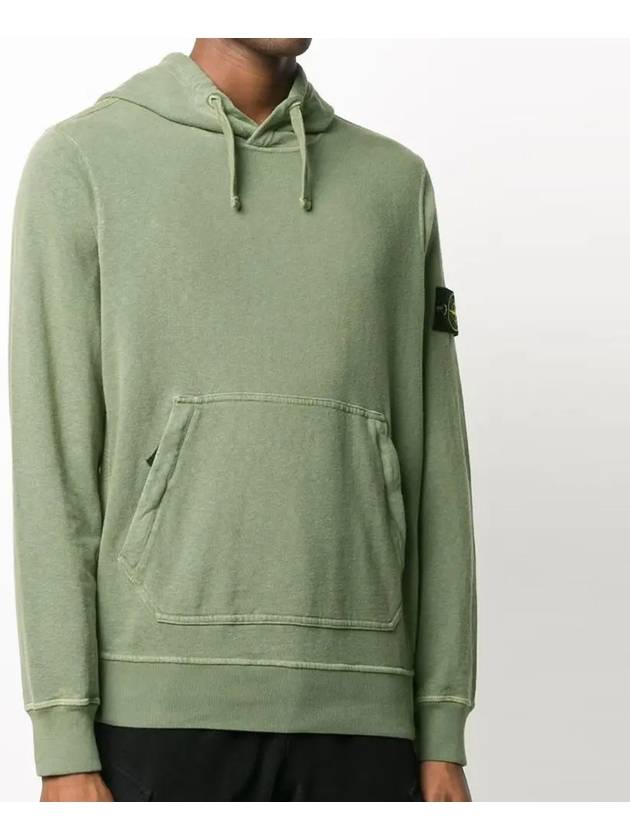 Wappen Patch Hoodie Green - STONE ISLAND - BALAAN 4