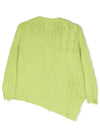 MM6 Margiela Kids 6 Logo Wool Sweater Neon - MAISON MARGIELA - BALAAN 3