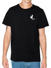 Isabel Marant Men's ZAFFERH Zafer Logo TShirt TS0047HA A1N09H 01BK - ISABEL MARANT ETOILE - BALAAN 1