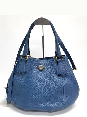 Vitello Dino Tote and Shoulder Bag B2343M - PRADA - BALAAN 1