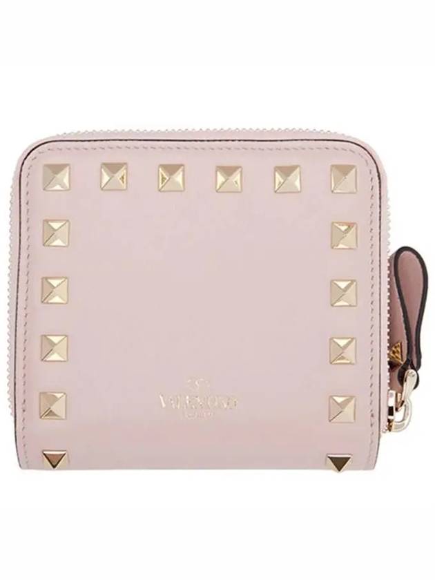 Ulsan Rockstud Galfreder Half Wallet MW2P0649 BOL W34 - VALENTINO - BALAAN 1