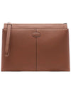 D leather clutch XBMDBSN0300WSS - TOD'S - BALAAN 3