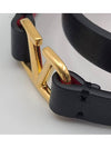 V Double Strap Bracelet Black Pure Red - VALENTINO - BALAAN 6