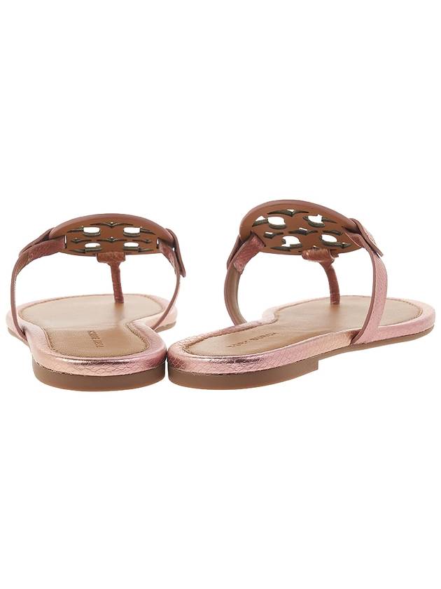 Women's Miller Logo Flip Flops Pink - TORY BURCH - BALAAN 5