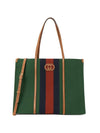 Women's Interlocking Tote Bag Green - GUCCI - BALAAN 2