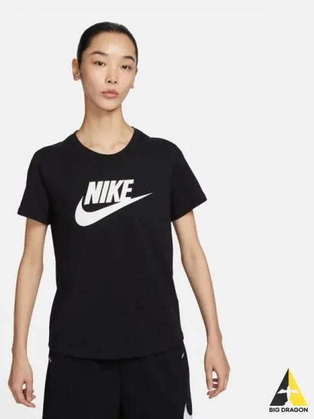 Women s Sportswear Essential Logo T Shirt 010 - NIKE - BALAAN 1