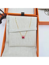 Mini Pop H Pendant Necklace Gold Rose Mexico - HERMES - BALAAN 2