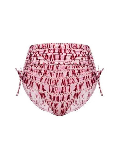 Tie dye gather string bikini bottoms SL0045 21P003W RED - ISABEL MARANT - BALAAN 1