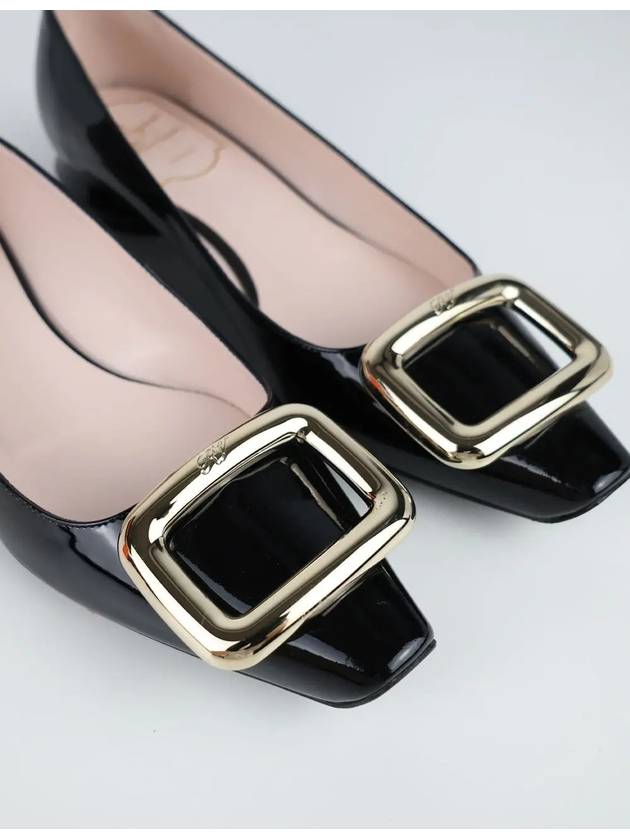 Viv Shock Metal Buckle Ballerina Flats 37 - ROGER VIVIER - BALAAN 5