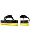 Miller Cloud Rug Flip Flops Black - TORY BURCH - BALAAN 7