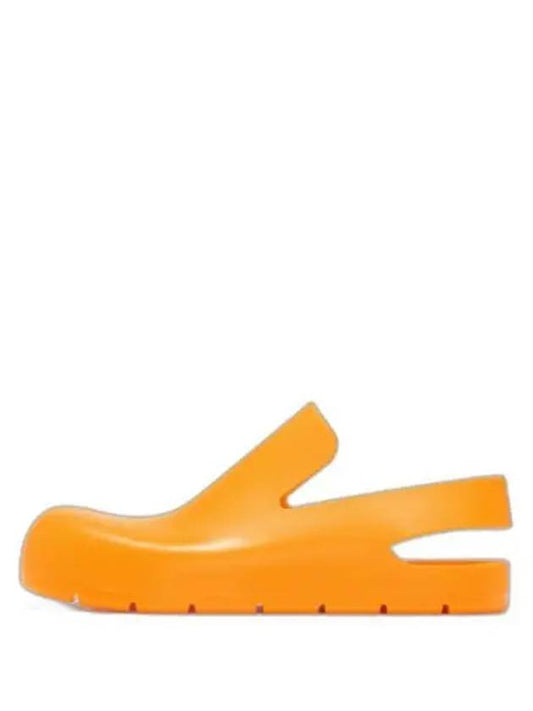 Puddle Clog Rubber Sandals Tangerine - BOTTEGA VENETA - BALAAN 2