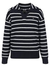 Striped wide collar knit MK4SP382 - P_LABEL - BALAAN 3