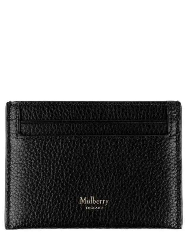 Continental Classic Small Grain Leather Card Wallet Black - MULBERRY - BALAAN 2