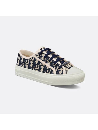 Walk'N'Dior Oblique Low Top Sneakers Navy - DIOR - BALAAN 2