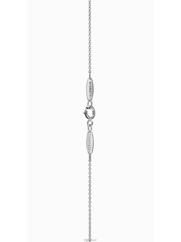 Tiffany & Co. Elsa Peretti Open Heart Pendant 7mm Necklace Sterling Silver - TIFFANY & CO. - BALAAN 6