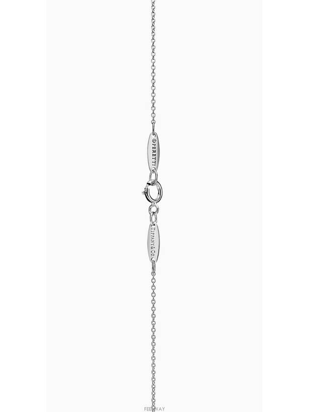 Open Heart Pendant 7MM Necklace Silver - TIFFANY & CO. - BALAAN 6