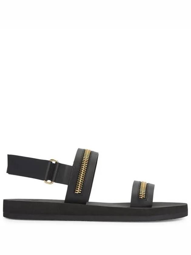 Zanotti gold zipper sandals - GIUSEPPE ZANOTTI - BALAAN 3