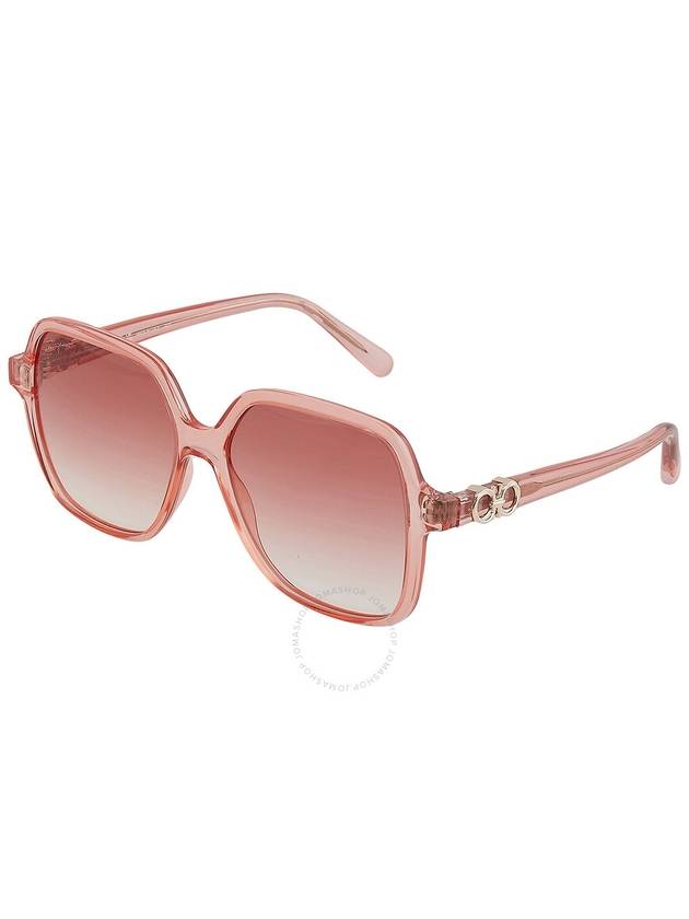 Women's Eyewear Square Sunglasses Pink - SALVATORE FERRAGAMO - BALAAN 4