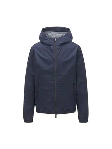 jacket men nylon hood navy - HERNO - BALAAN 1