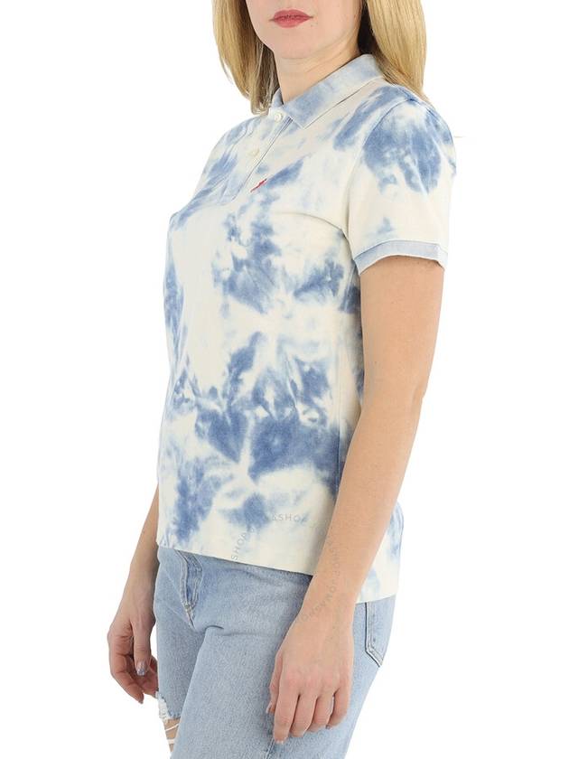 Polo Ralph Lauren Ladies Tie-dye Short-sleeve Polo Shirt, Size Small - POLO RALPH LAUREN - BALAAN 3