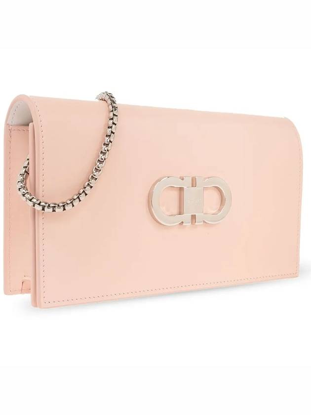 Double Gancini Mini Bag Pink - SALVATORE FERRAGAMO - BALAAN 5