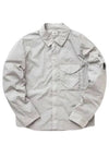 Men's Chrome R Over Shirt Zip Up Jacket Grey - CP COMPANY - BALAAN 2