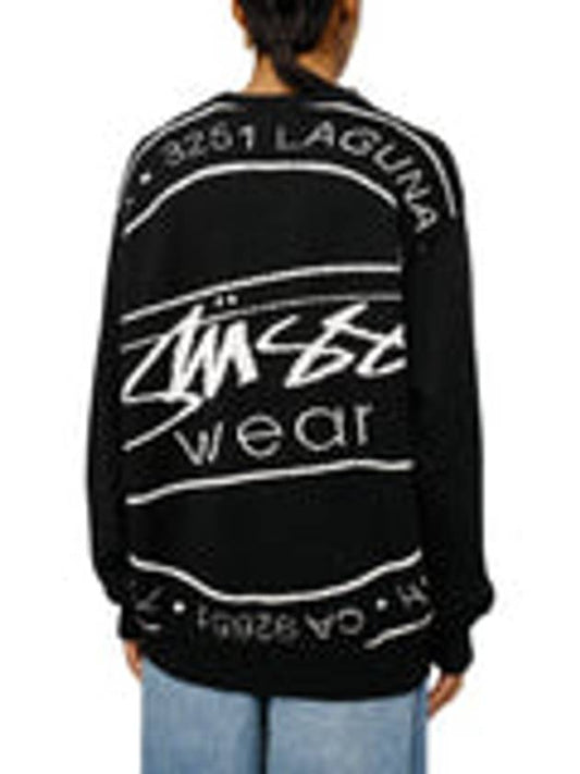 Laguna Icon Sweater Black - STUSSY - BALAAN 2