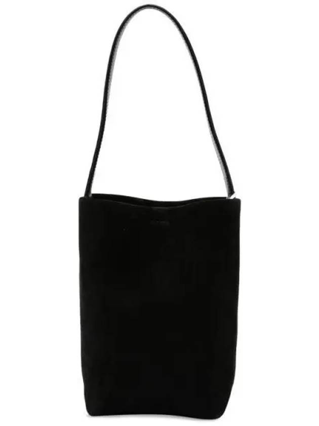 Small N S Park Tote in Suede W1314 L25 BLK Bag - THE ROW - BALAAN 1