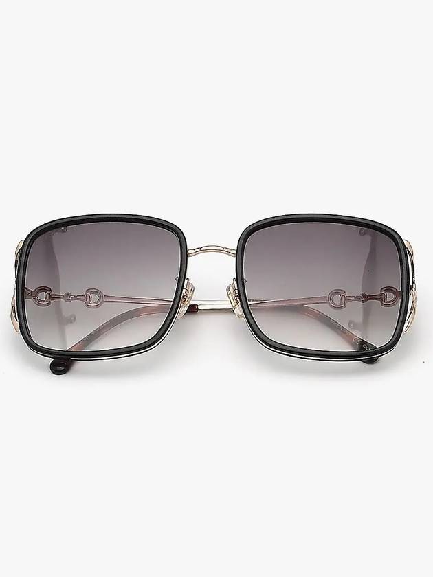 Eyewear Square Gray Lens Sunglasses Black - GUCCI - BALAAN 6