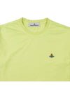 Chest ORB Logo Short Sleeve T-Shirt Light Yellow - VIVIENNE WESTWOOD - BALAAN 4