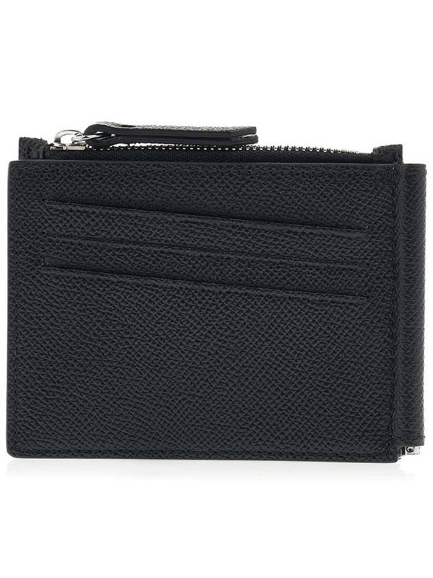 Stitch Money Clip Card Wallet Black - MAISON MARGIELA - BALAAN 4