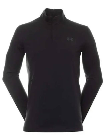 Men's Playoff Half Zip Long Sleeve T-Shirt Black - UNDER ARMOUR - BALAAN 2