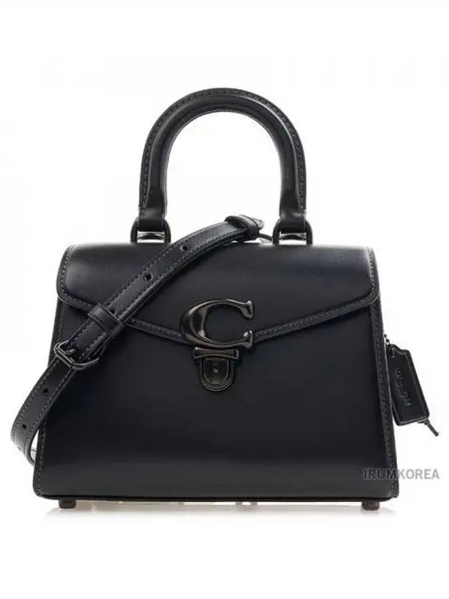 Sammy Leather Tote Bag Black - COACH - BALAAN 2