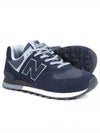 574 Lace Up Low Top Sneakers Blue - NEW BALANCE - BALAAN 2