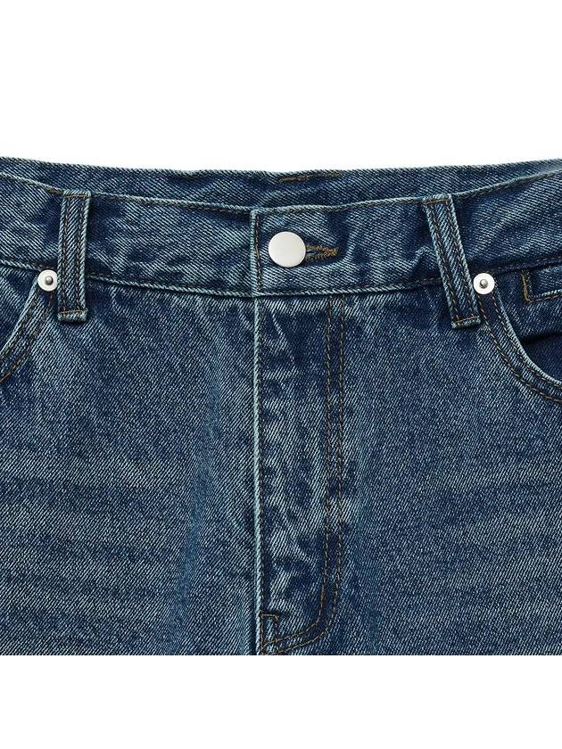 Classic Straight Jeans Middle Blue - NOIRER - BALAAN 5