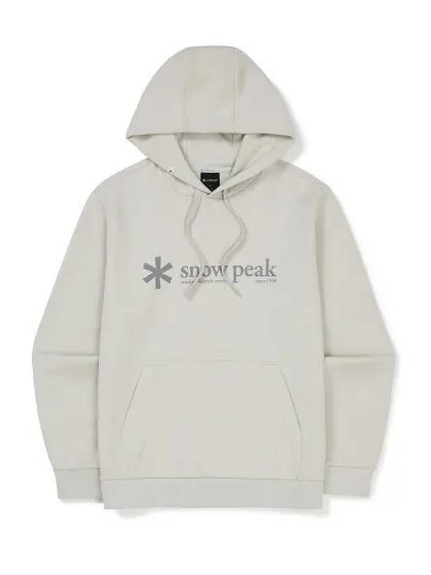 Pro Big Logo Hoodie Beige - SNOW PEAK - BALAAN 2