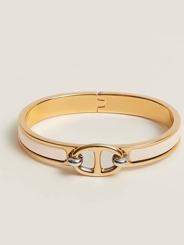 Mini Clic Chaine D'Ancre Bracelet Gold Cream - HERMES - BALAAN 3