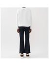 Embroidered Back Logo Sweatshirt White - CHLOE - BALAAN 7