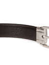 Men's Buckle 30mm Reversible Leather Belt Black Brown - MONTBLANC - BALAAN 7