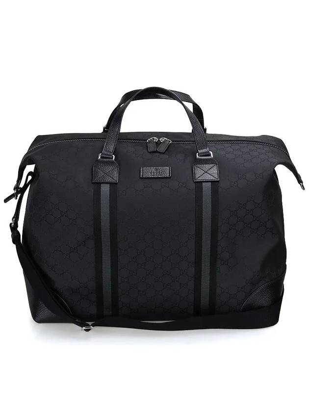 Canvas Travel Boston Large Tote Bag Black - GUCCI - BALAAN 2